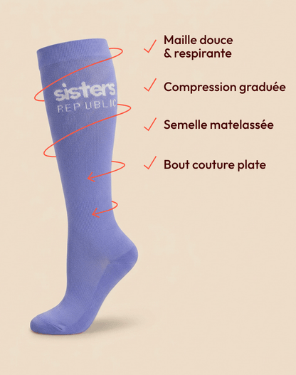 Pack 3 chaussettes de contention