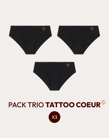 Pack Trio Tattoo Cœur