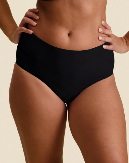 Culotte Sans Couture Taille Haute Ruby Noire