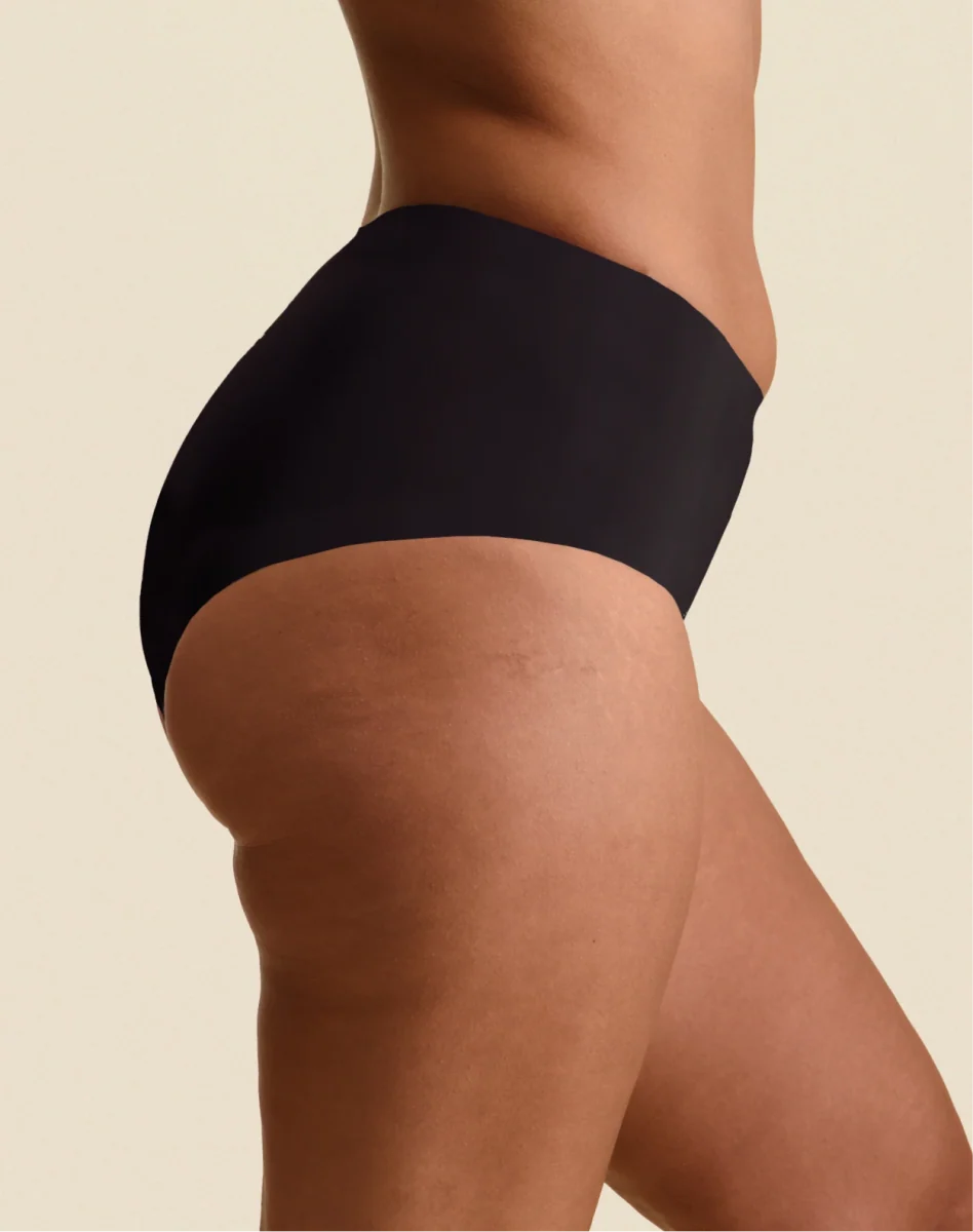 Culotte Sans Couture Taille Haute Ruby Noire