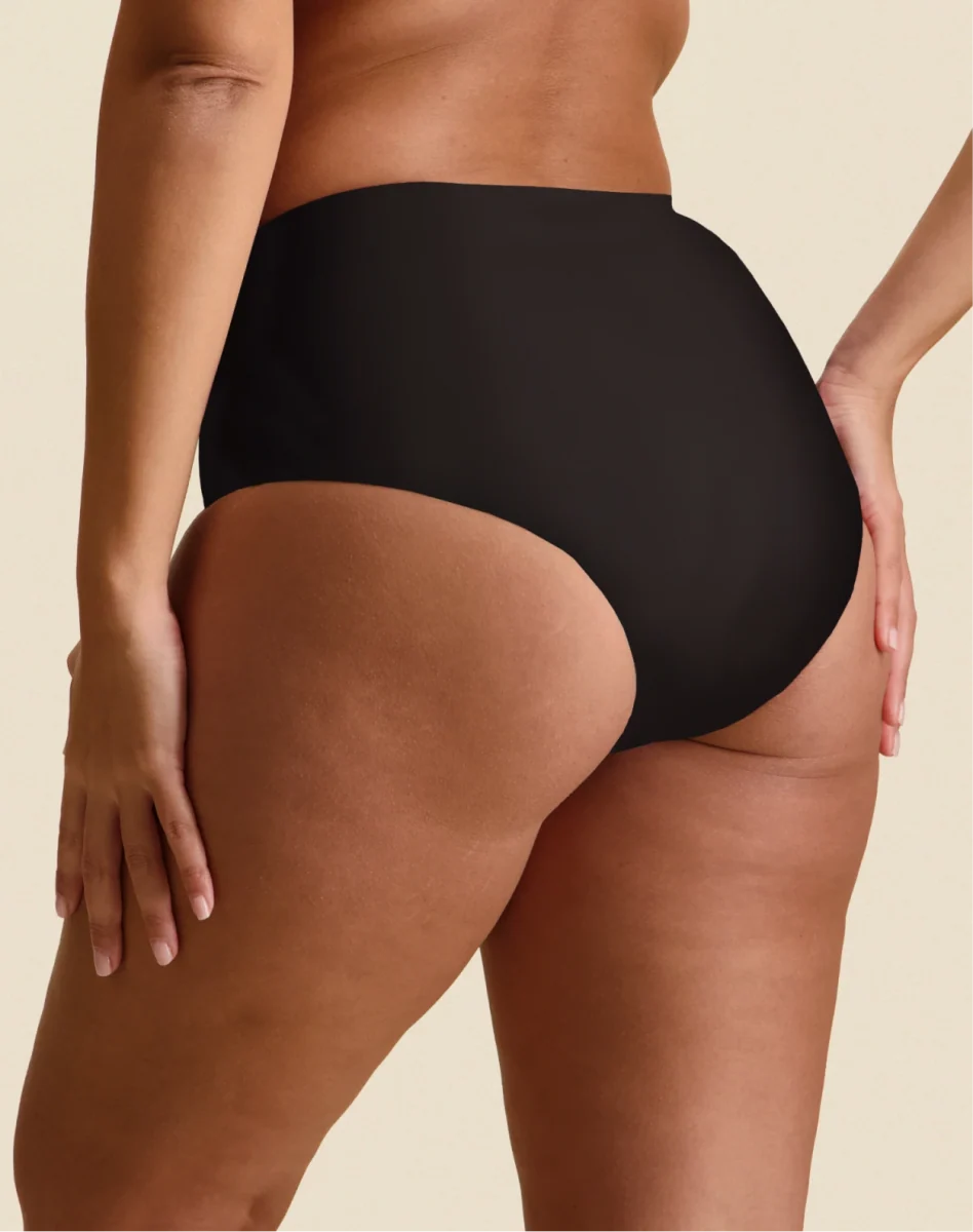 Culotte Sans Couture Taille Haute Ruby Noire