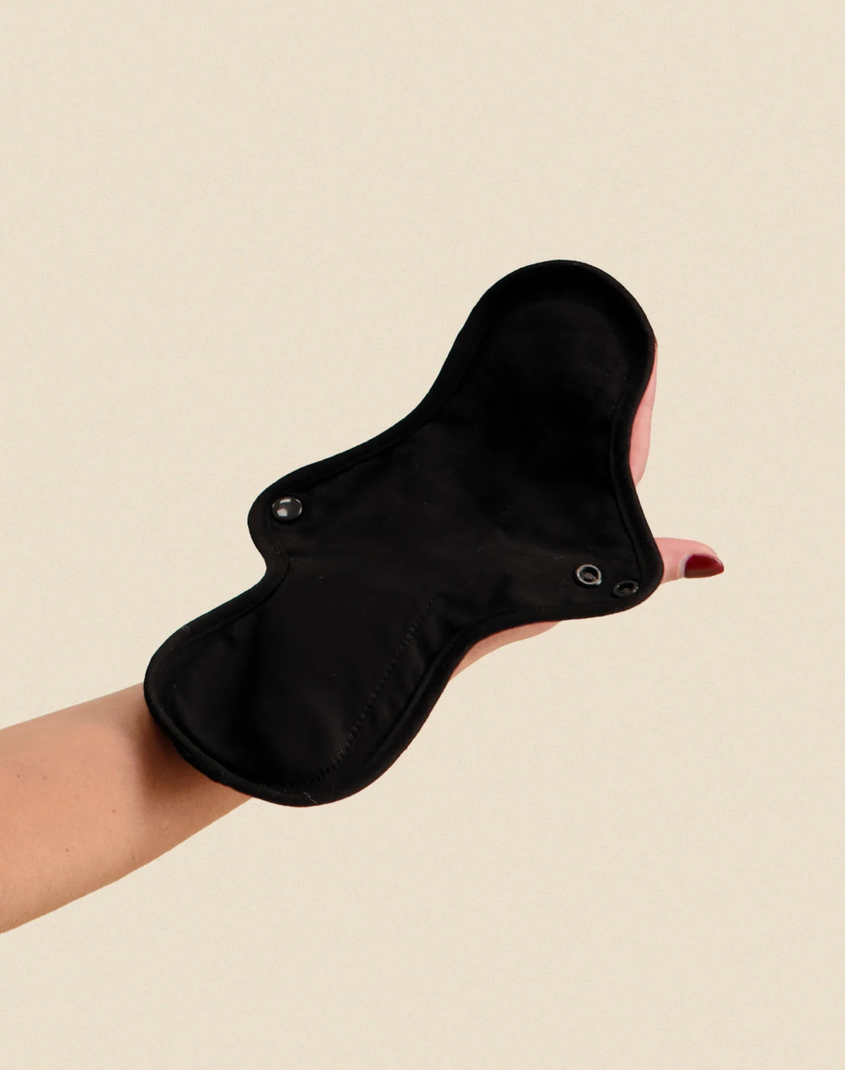Pack de 3 Serviettes hygiéniques lavables Betty Noir
